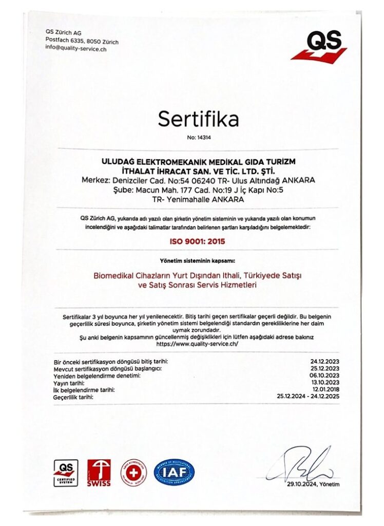 ISO 9001 Kalite Yönetim Sistemi
